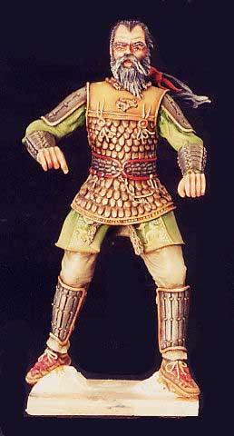 philippe, plual, figurine, figurines, peinture, design, guerrier, scythe, archer, historique