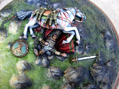 philippe, plual, figurine, figurines, peinture, tolkien, bilbo, seigneur des anneaux, lotr, theoden, eowyn, nazgul, pippin, diorama, fantastique, fantasy, jdr, JdR, jeux de roles